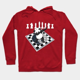 Chess Board Panda for Kids Hoodie